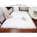 Faux Furs karpet lantai rumah deco warna putih